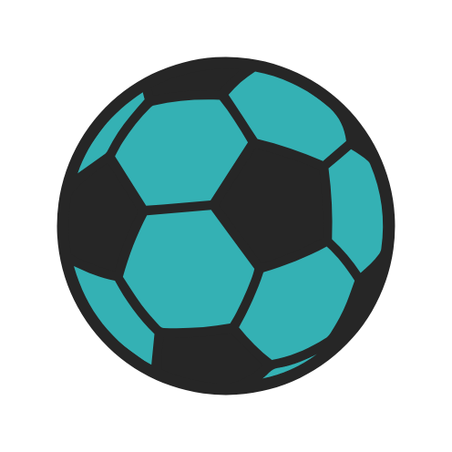 A cool soccer ball sticker