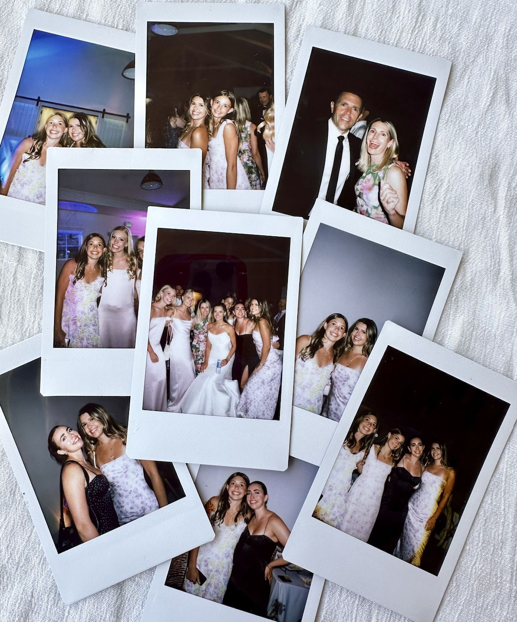 Wedding reception candid