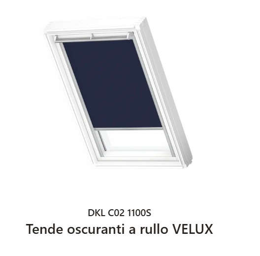 TENDA x FINESTRE VELUX OSCURANTE DKL C02 1100S  