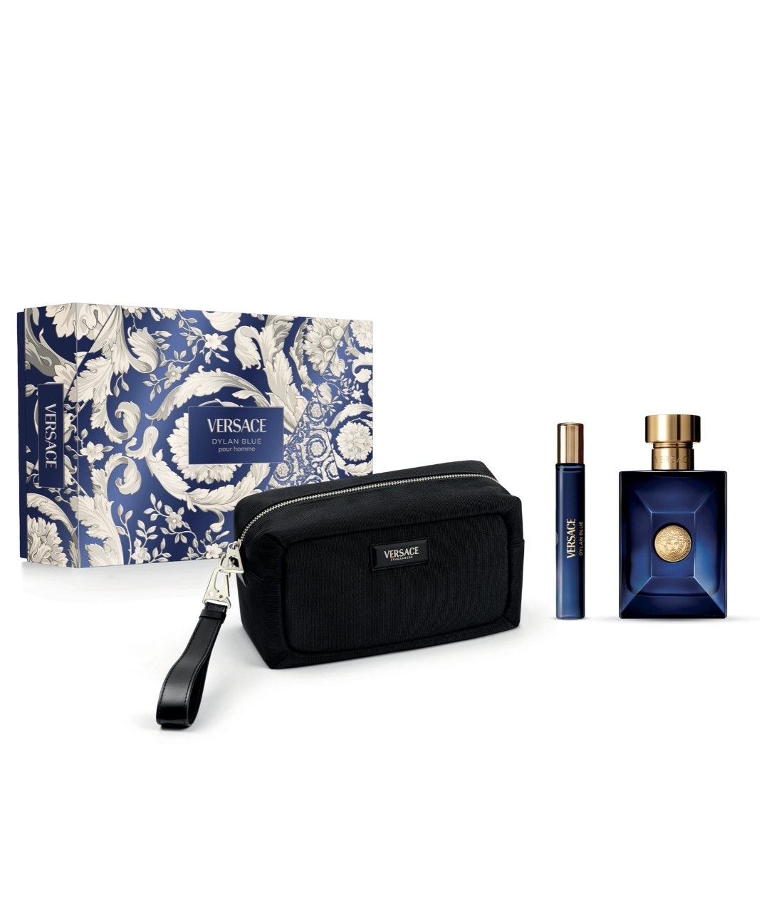 Versace Dylan Blue set regalo: EdT 100ml + EdT 10ml + Pochette