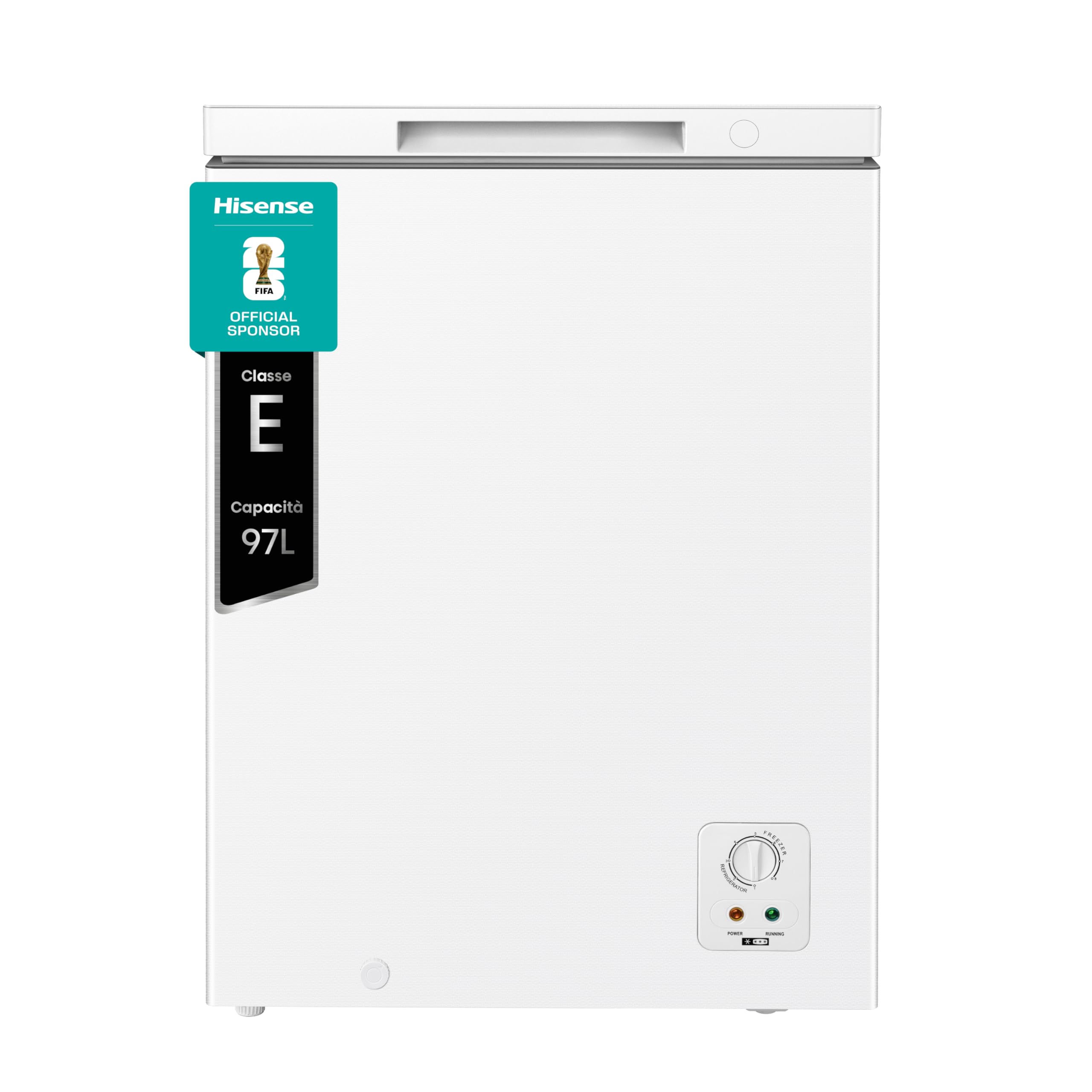 Hisense FT100N1BWE Congelatore a Pozzetto 97 Litri Bianco