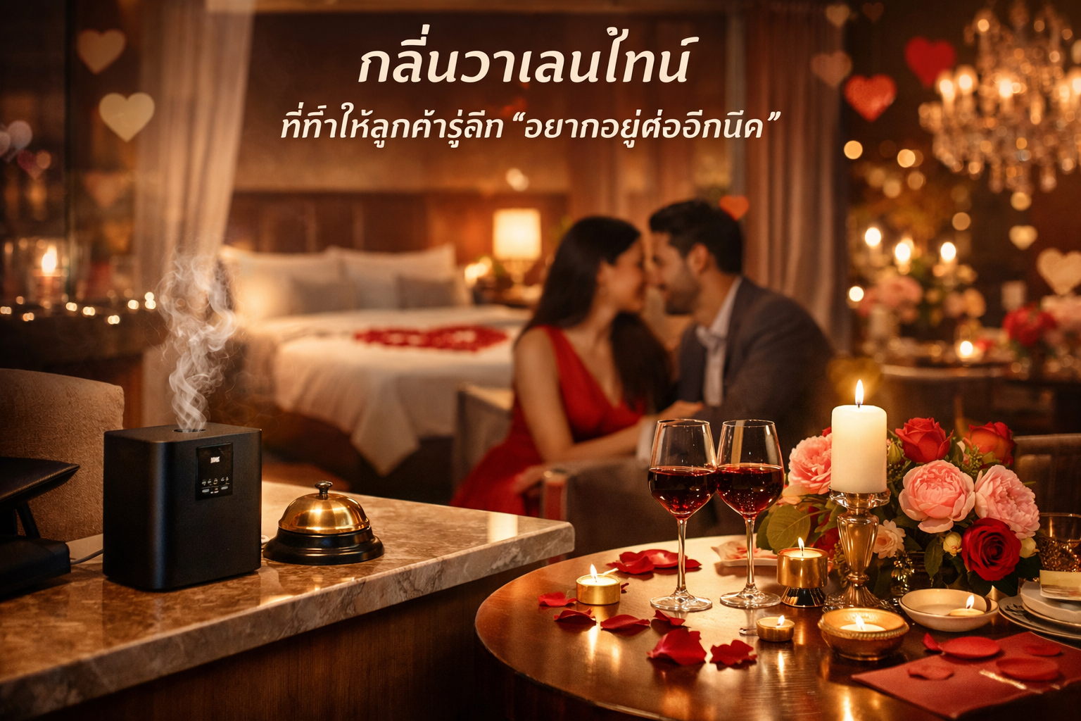 วันวาเลนไทน์: กลิ่นที่ทำให้ลูกค้ารู้สึก “อยากอยู่ต่ออีกนิด”