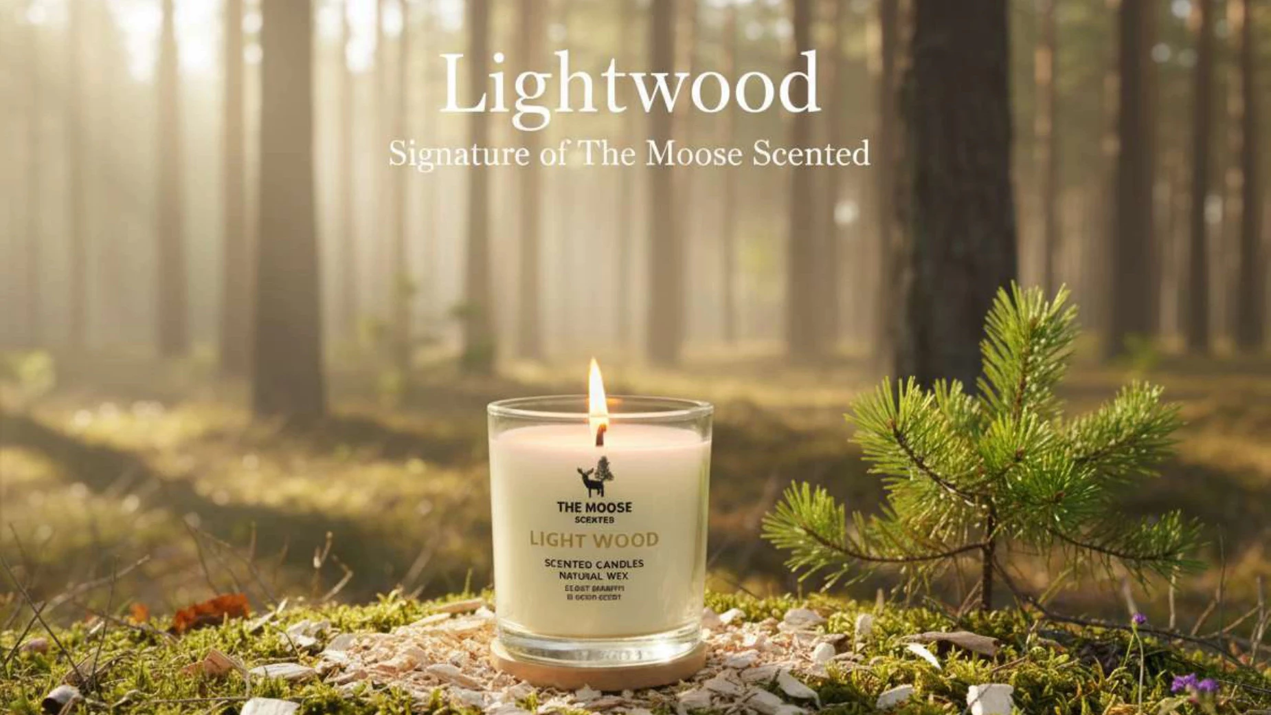 Candle The Moose Scented