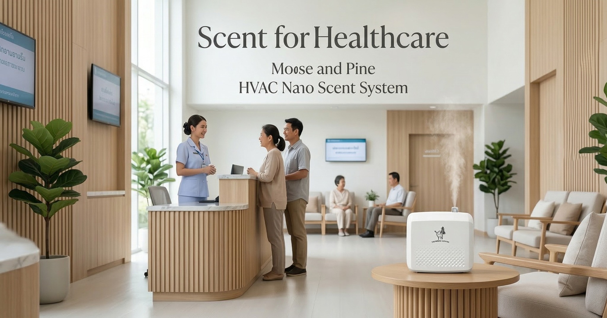 เครื่องพ่นน้ำหอมสำหรับโรงพยาบาล: วิธีใช้กลิ่นหอมลดความวิตกกังวลผู้ป่วยและยกระดับภาพลักษณ์สถานพยาบาล [2026]