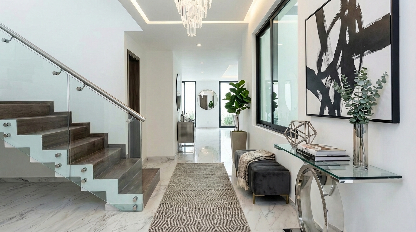 Entrada de la casa 4 en Amalfi Residencial