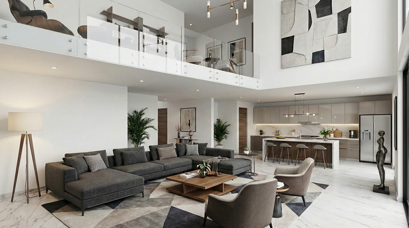 Sala de la casa 4 en Amalfi Residencial