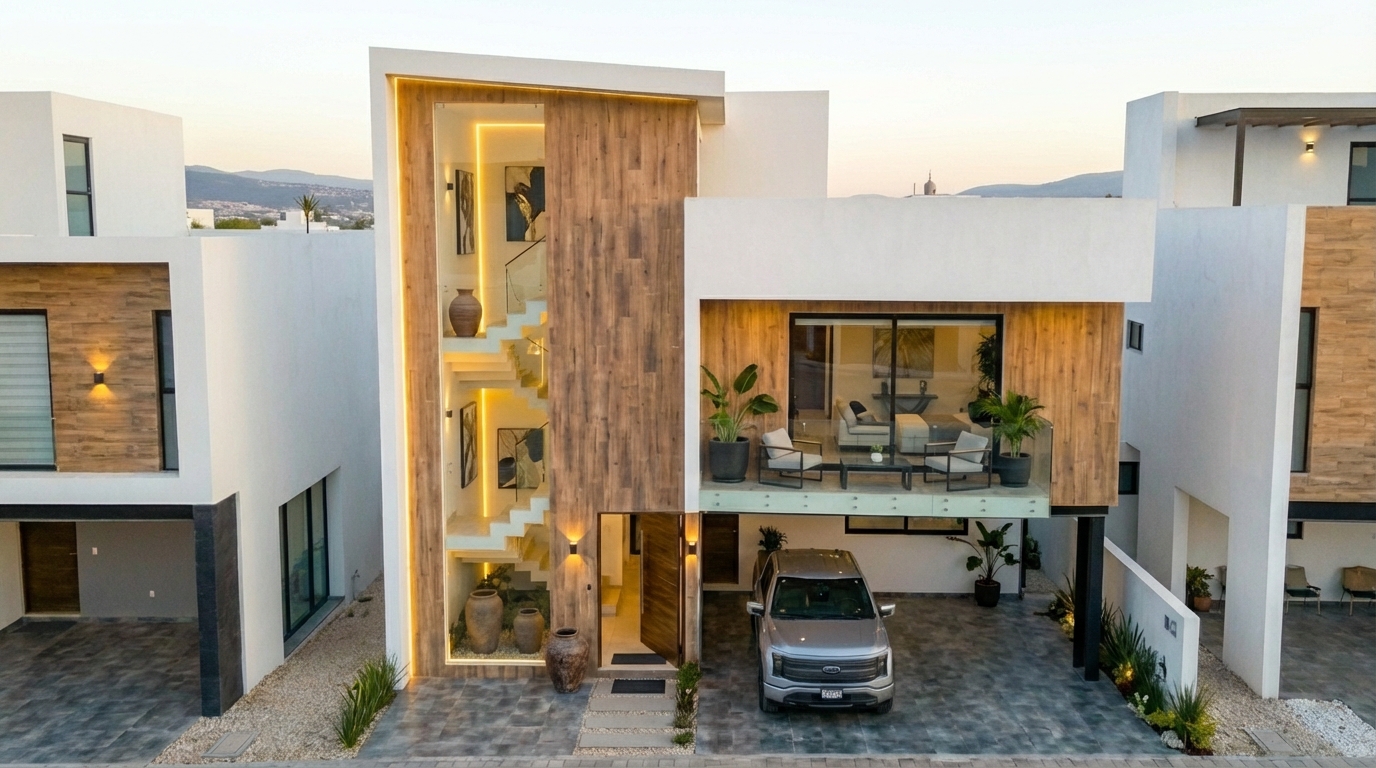 Fachada de la casa 5 en Amalfi Residencial