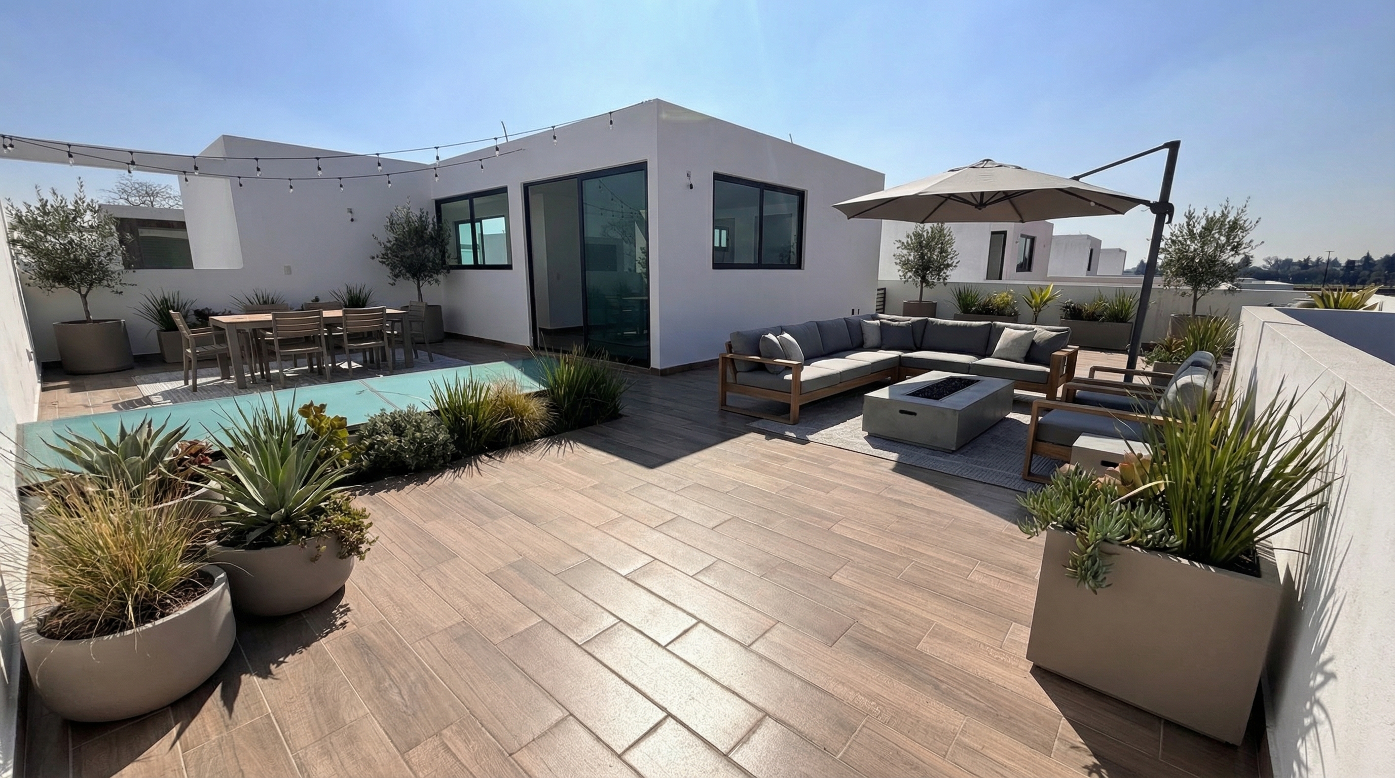 Roof garden de la casa 8 en Amalfi Residencial