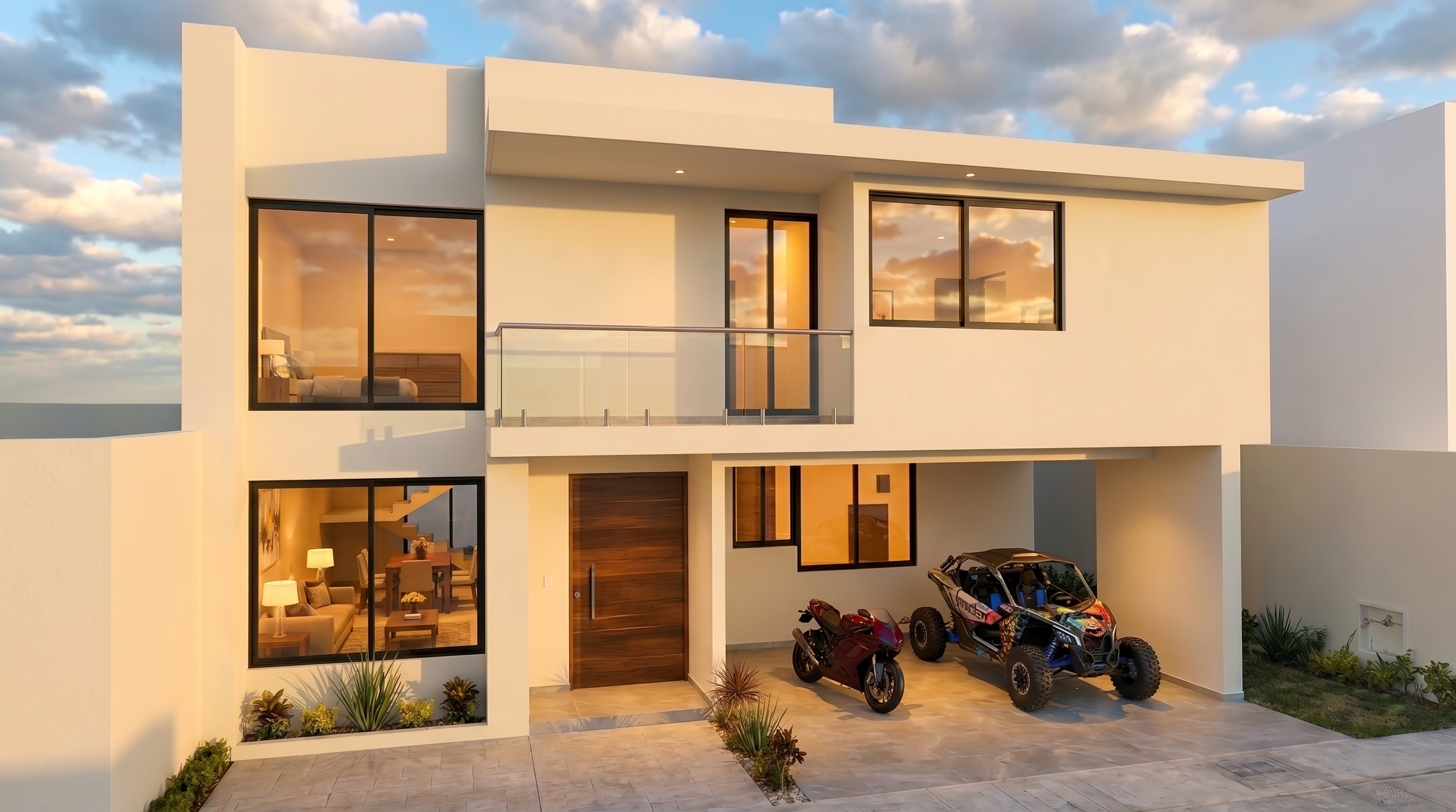 Fachada de Casa 1H