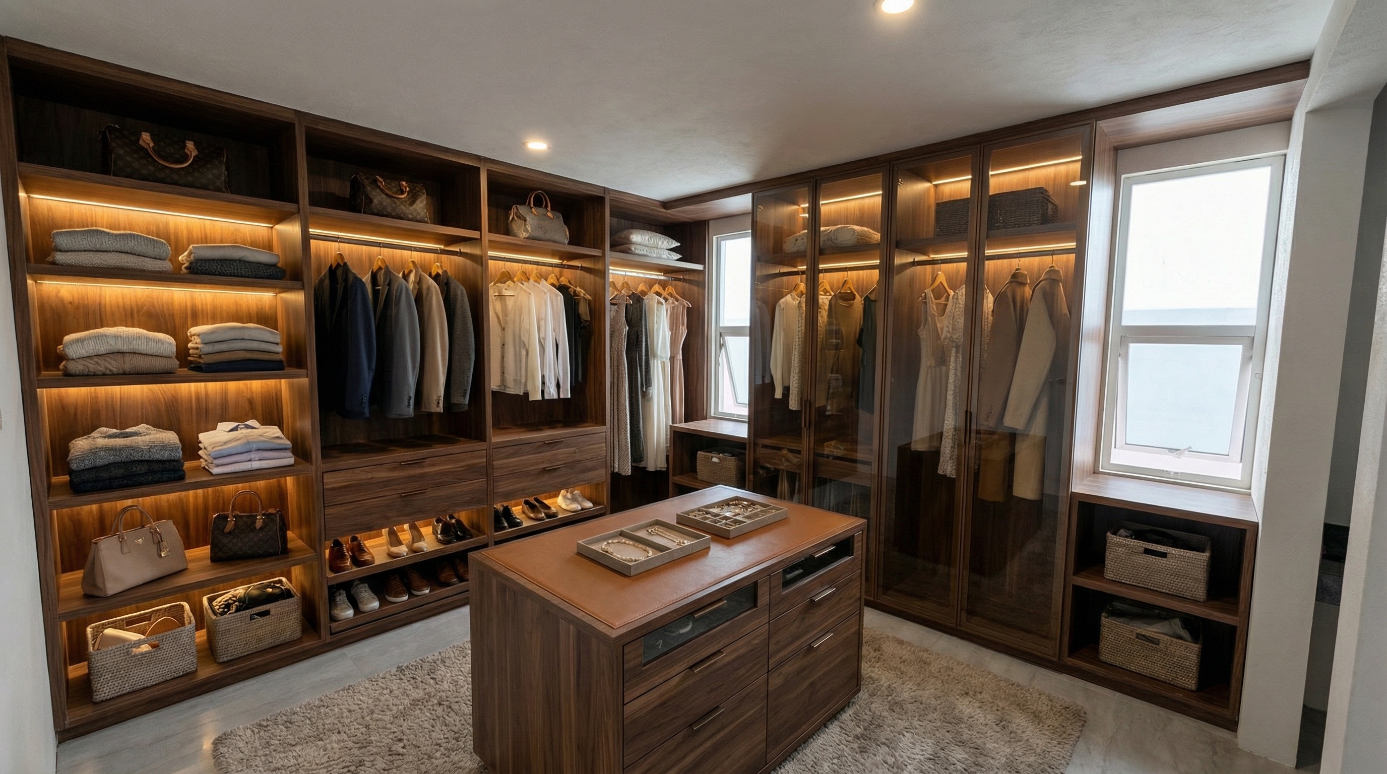 Vestidor de la casa 1E en Villas El Durazno