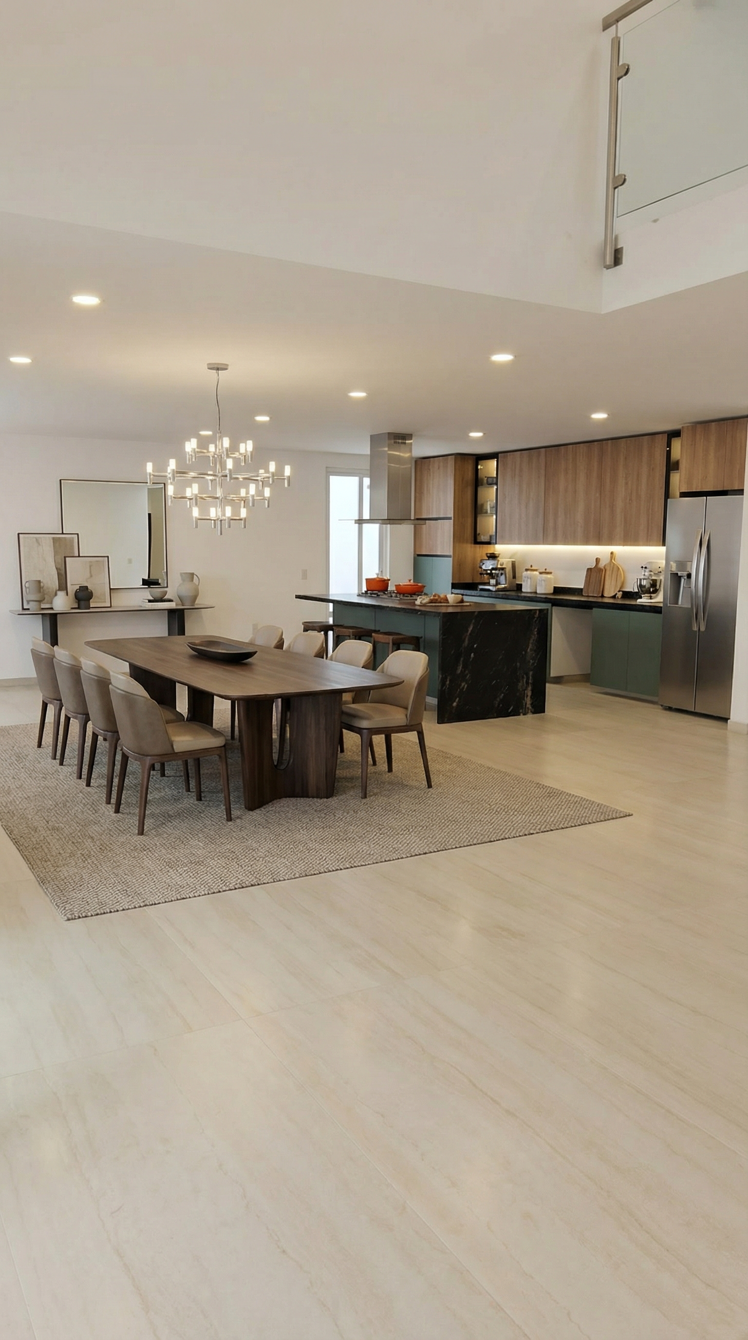 Comedor de la casa 1D en Villas El Durazno