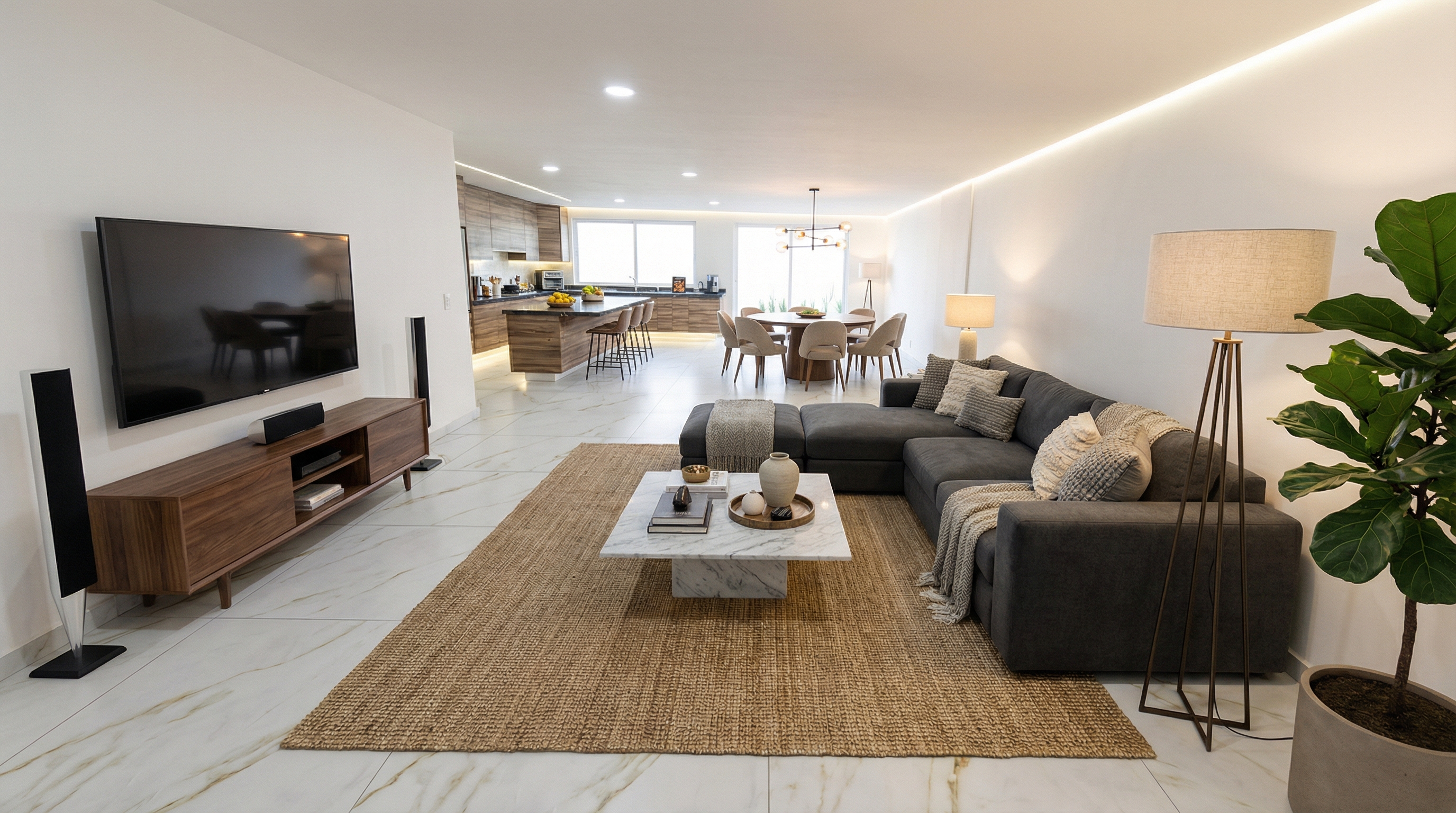 Sala de la casa 10 en Fossalta Residencial