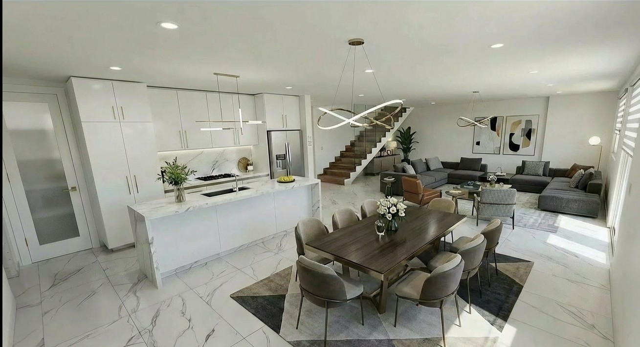 Comedor de la casa 12 en Fossalta Residencial