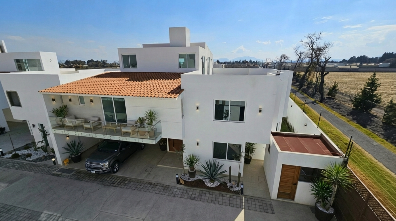 Fachada de la casa 12 en Fossalta Residencial