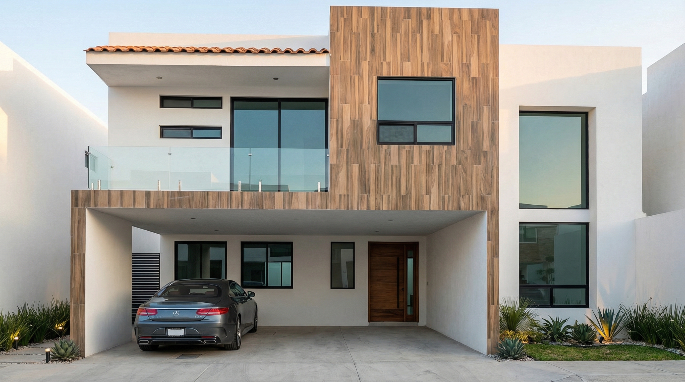 Fachada de la casa 9 en Fossalta Residencial