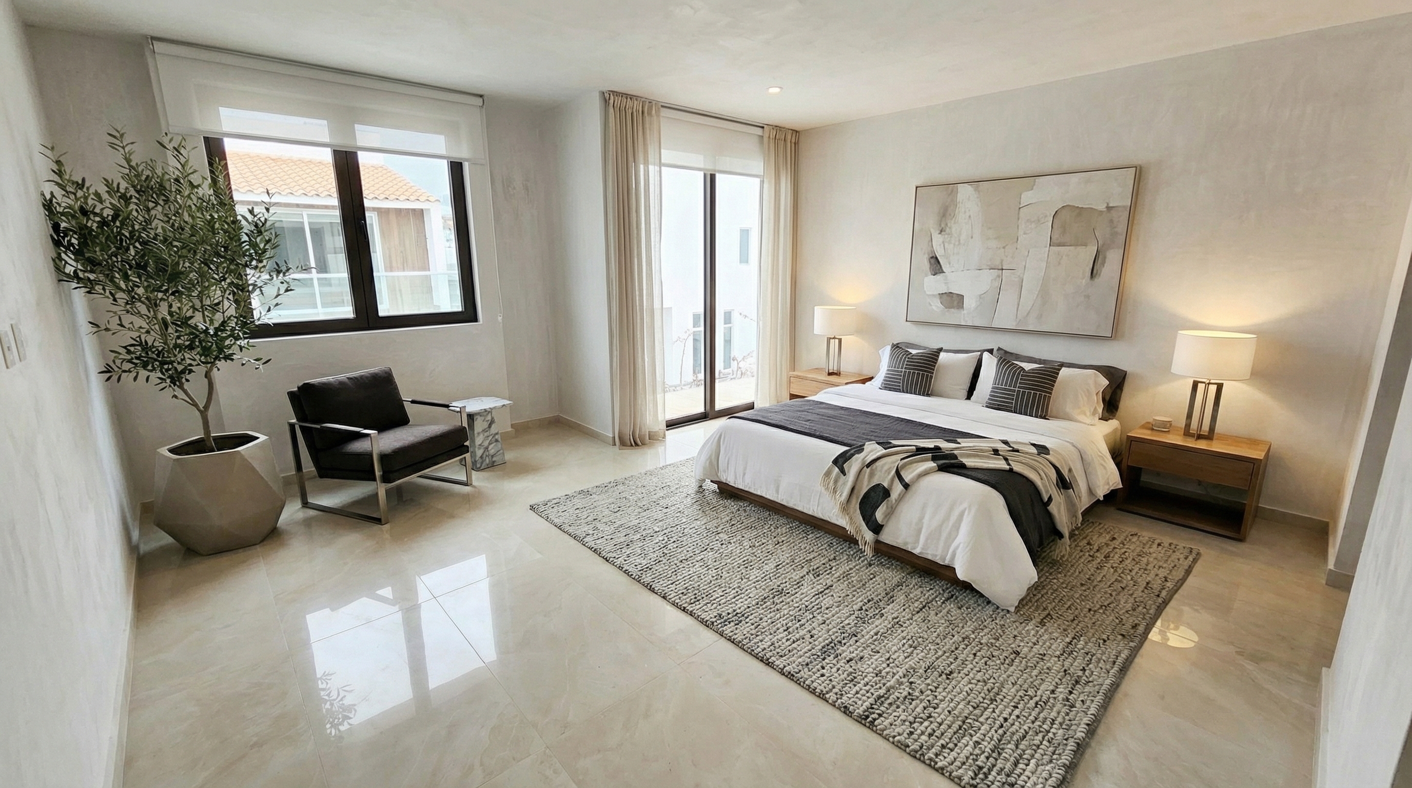 Recámara de la casa 9 en Fossalta Residencial