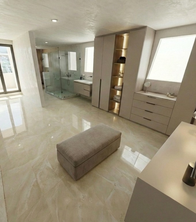 Vestidor de la casa 9 en Fossalta Residencial