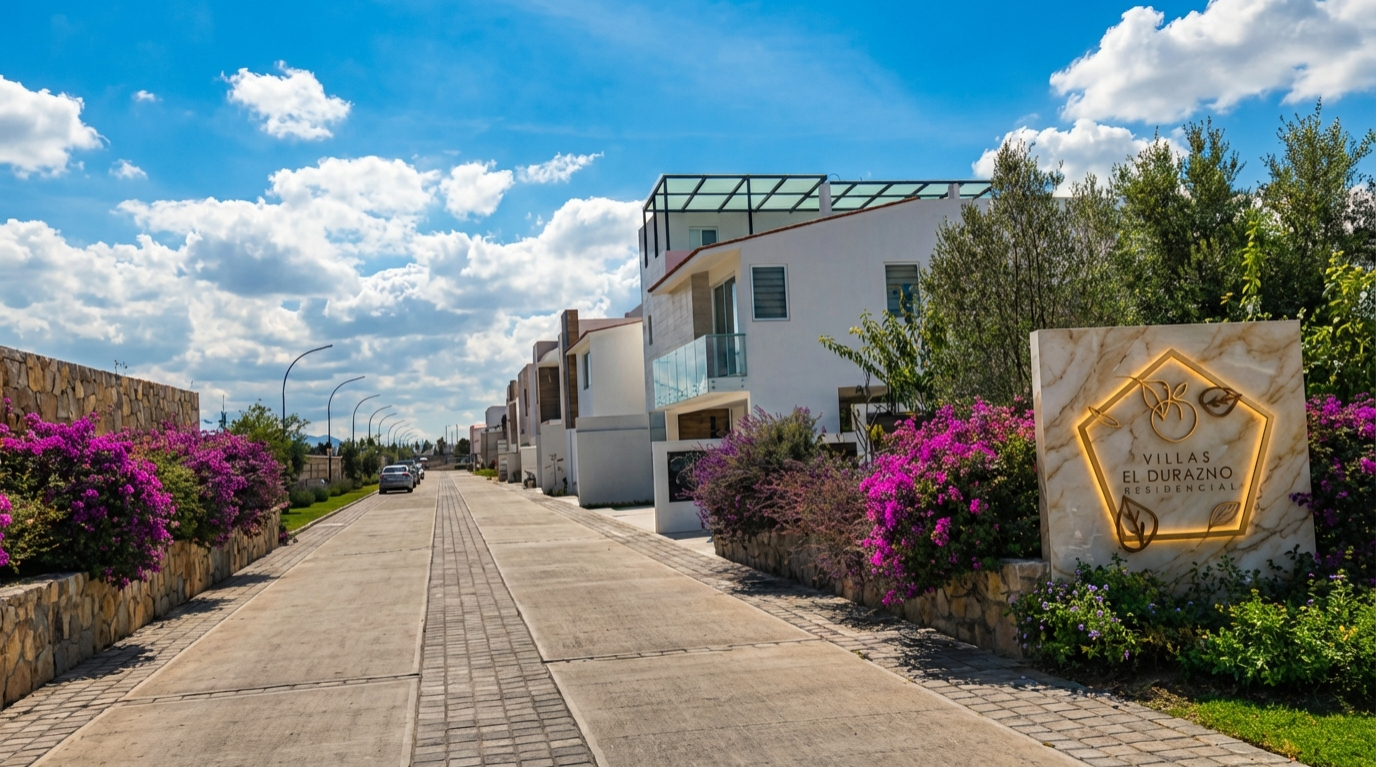 Fachada de Villas el Durazno