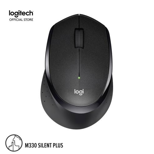 Chuột không dây Logitech M330 Silent Plus - Giảm ồn, USB, thuận tay phải, PC/ Laptop