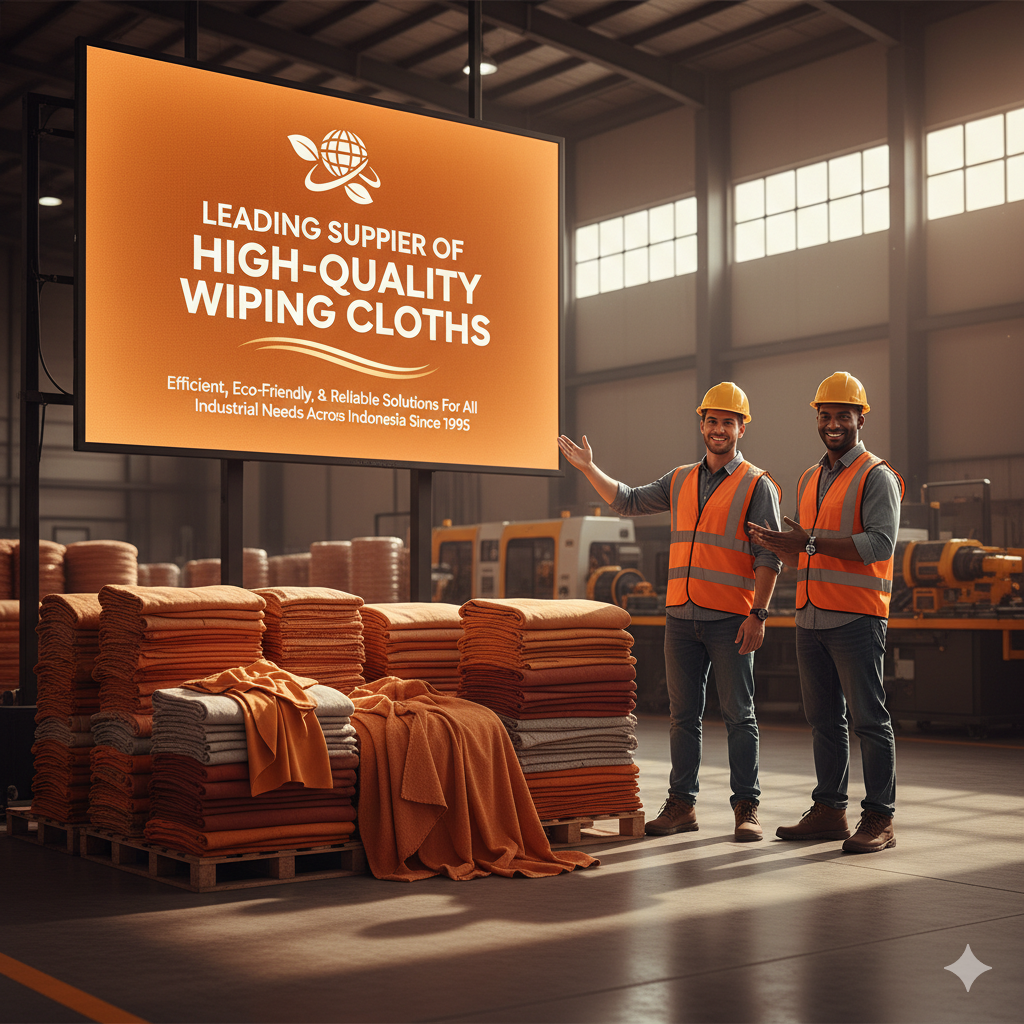 A pile of colorful wiping rags.