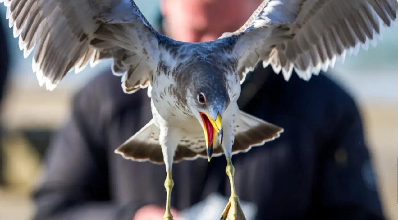 Unbelievable Tale: Seagull Steals Man's Paycheck and Buys Chips