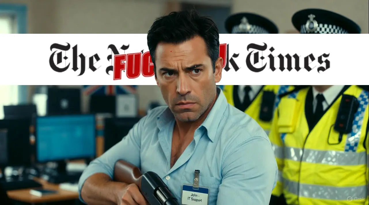 Yorkshire Man Arrested for Thought Crime After Touching American Freedom Stick on Holiday