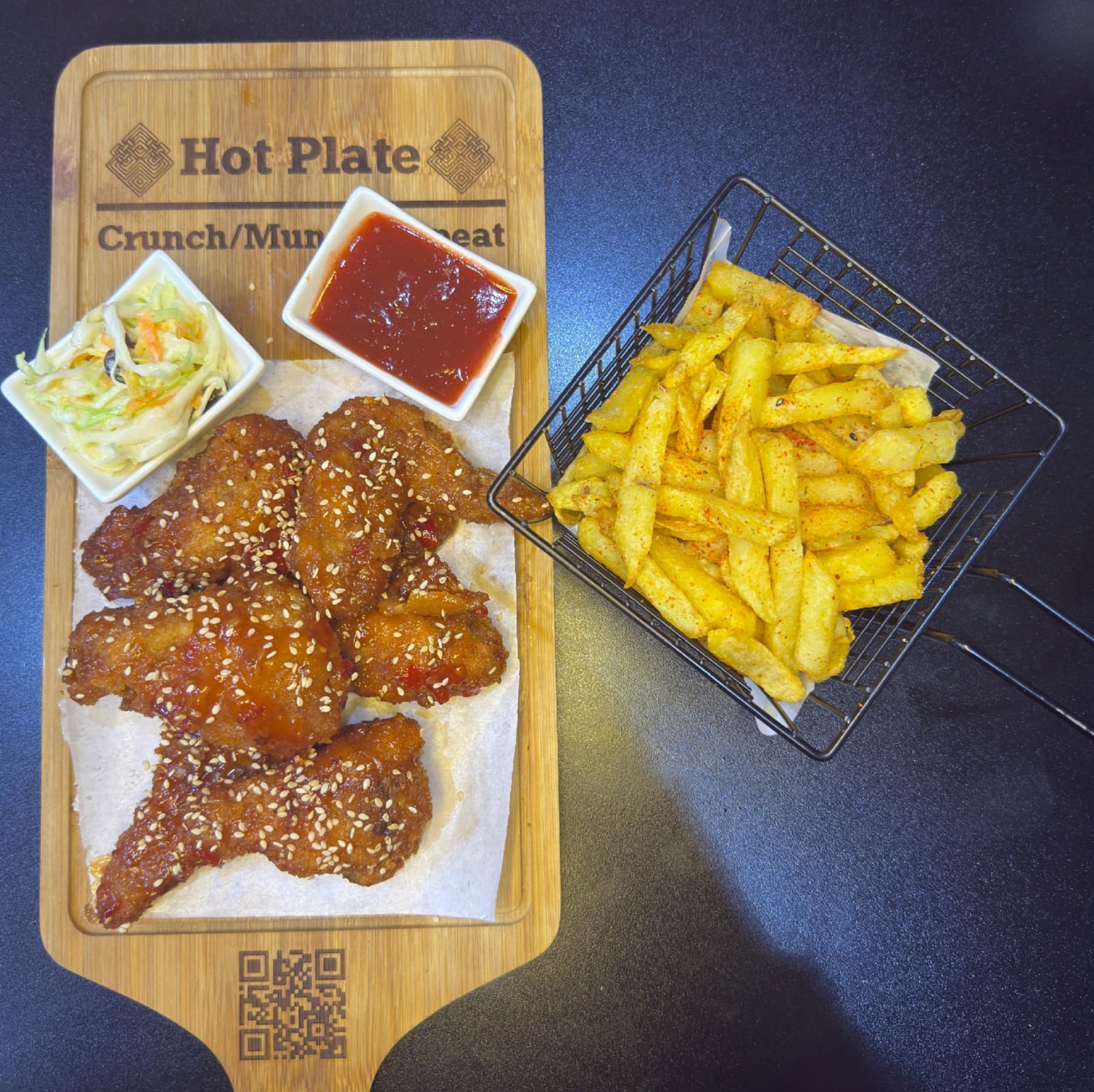 Hot chicken wings combo