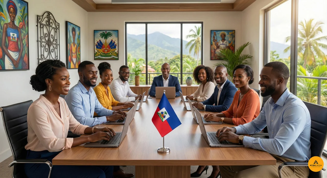 Équipe professionnelle et diversifiée