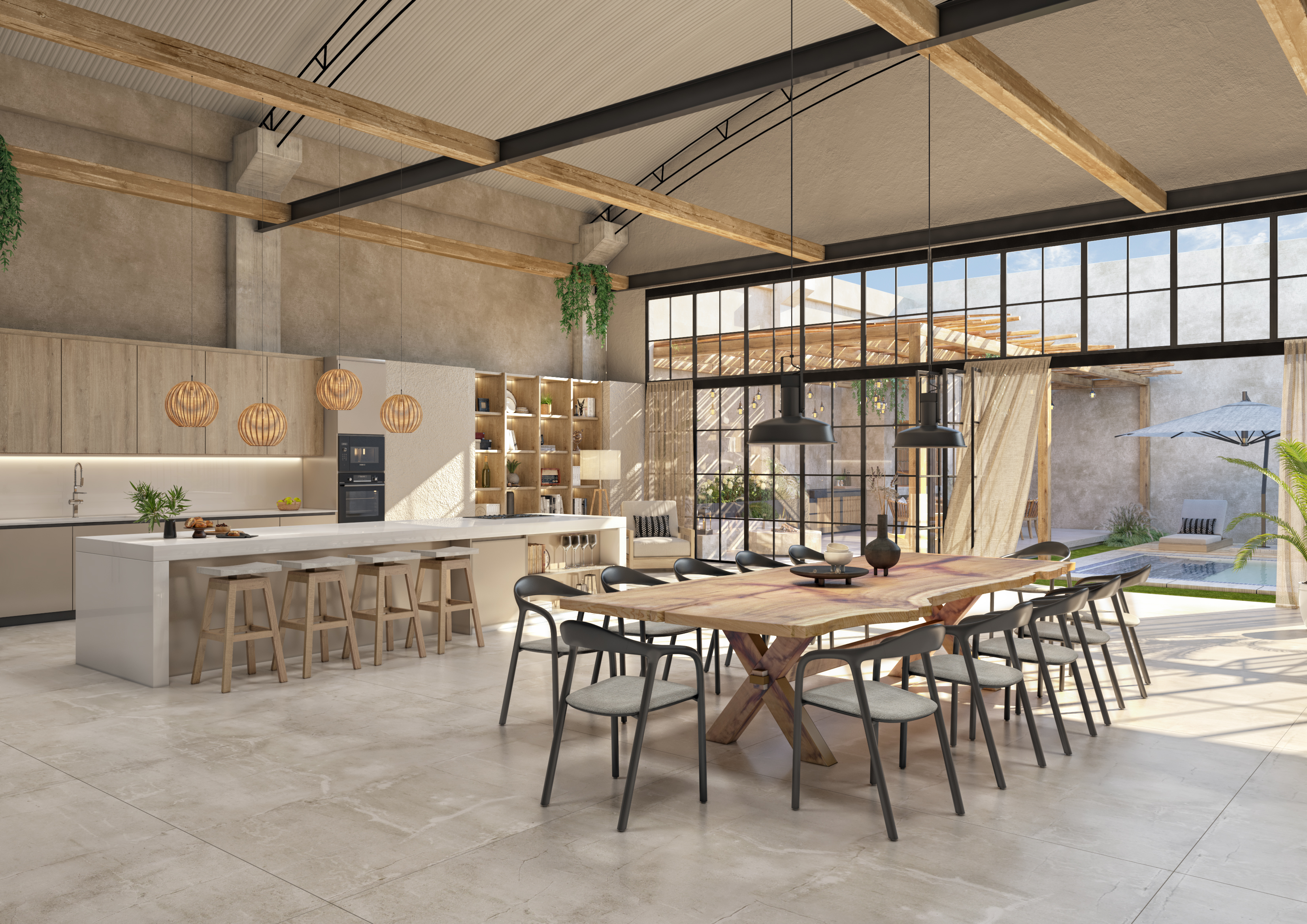 Cocina abierta