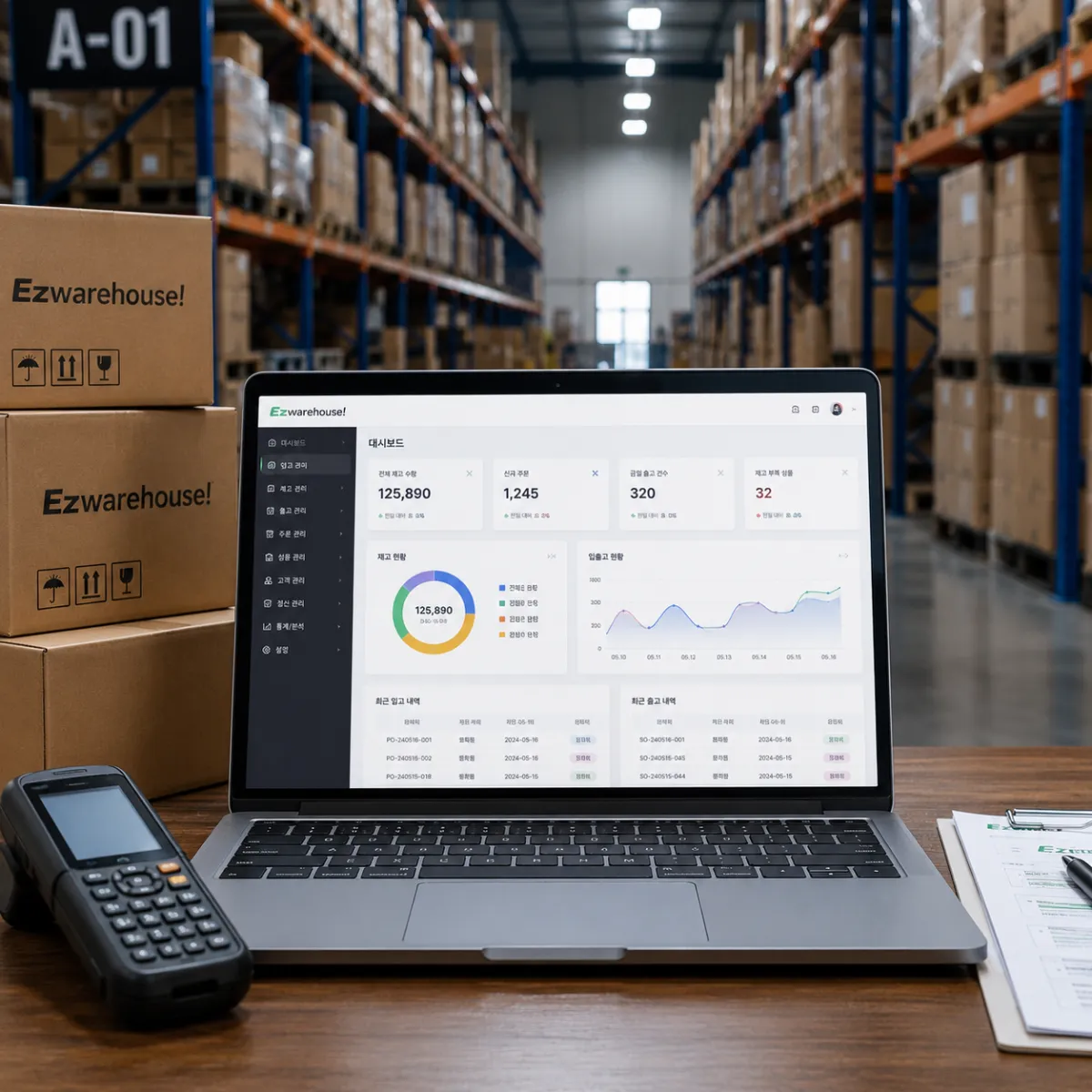 창고관리 플랫폼 Ezwarehouse!