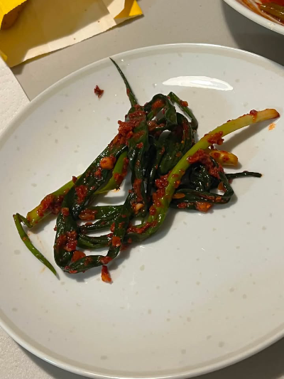 파김치 진짜 맛있게 합니다.