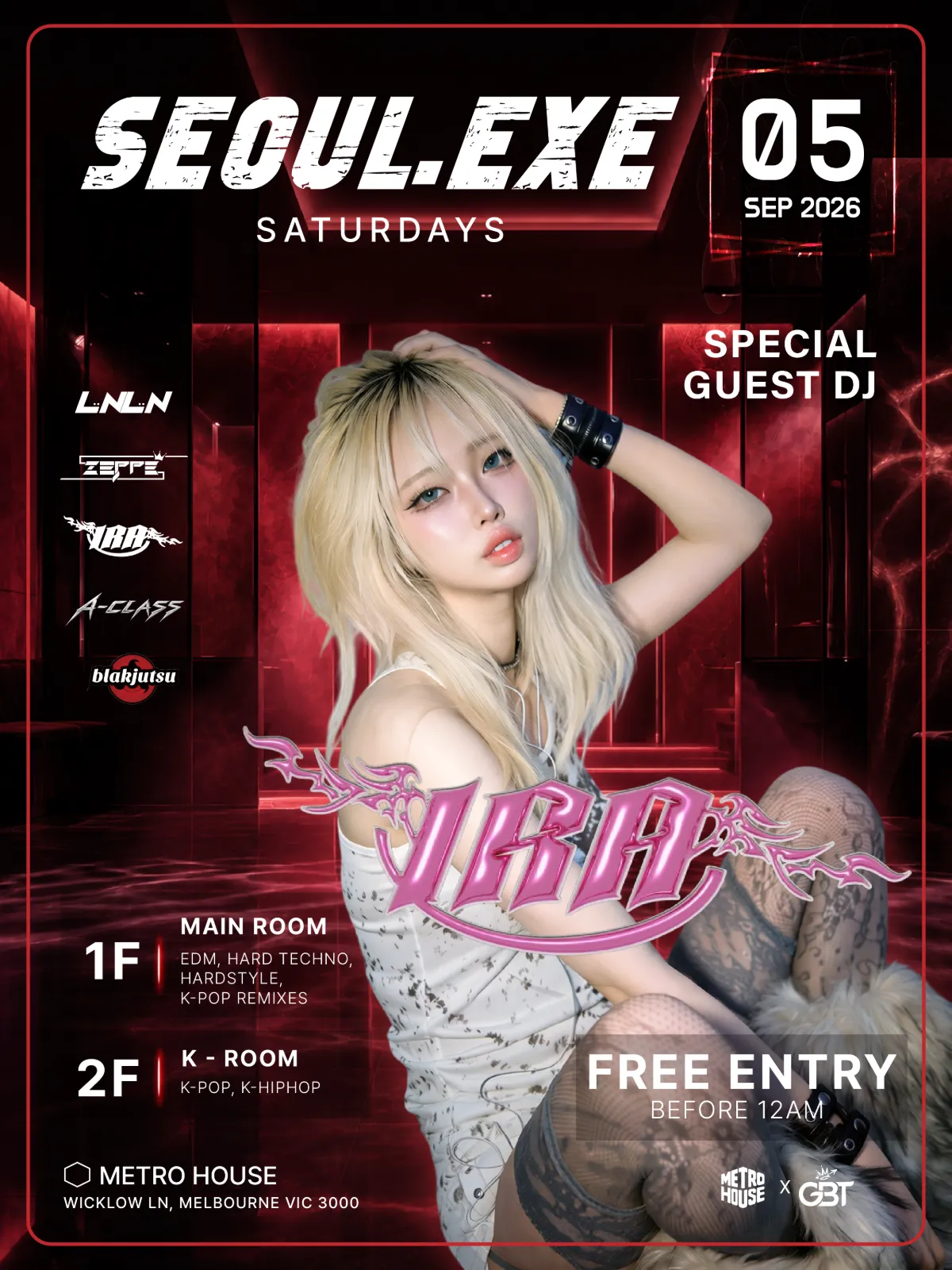 9월 5일 SEOUL.EXE Saturdays 가 오픈합니다!
