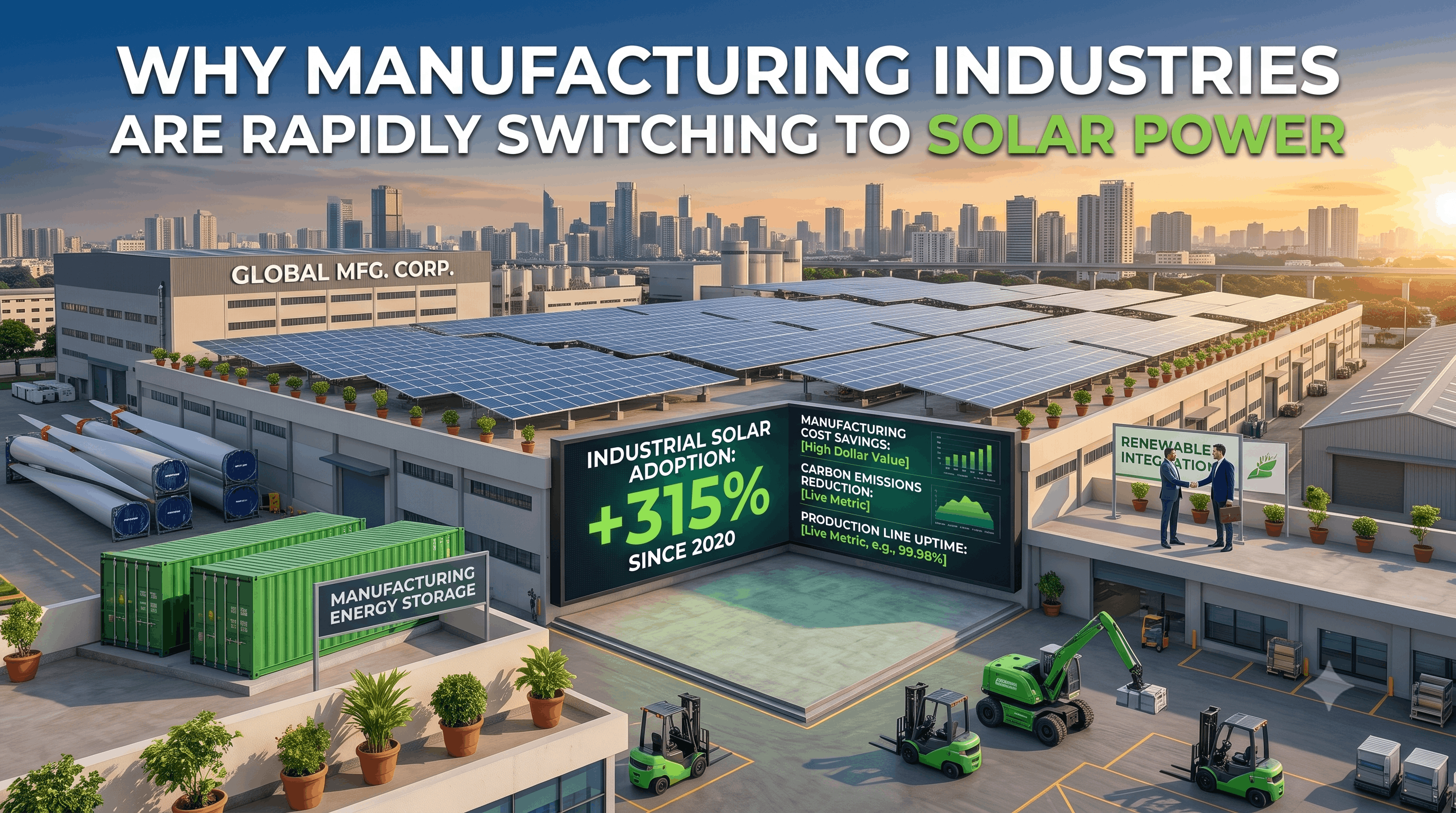 Why Manufacturing Industries Are Rapidly Switching to Solar Power