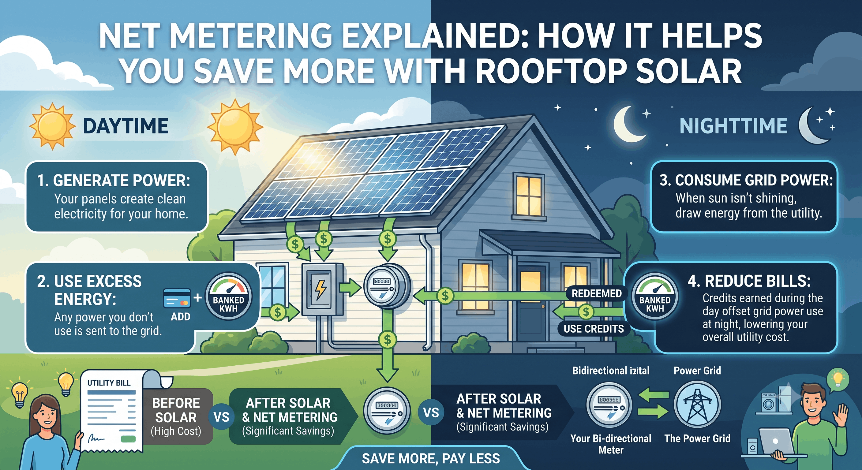Net Metering Explained: How It Helps You Save More with Rooftop Solar