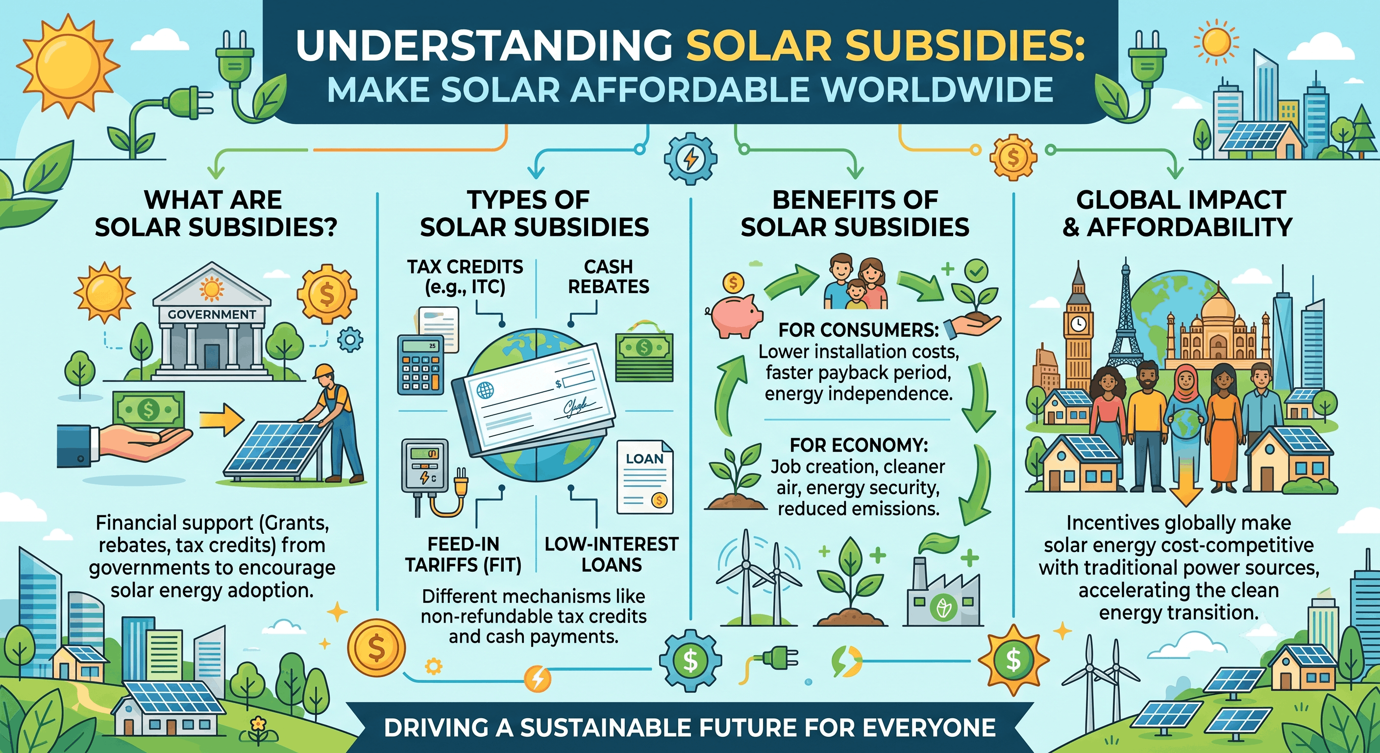 Solar Subsidies Explained: How Governments Are Powering the Shift to Clean Energy