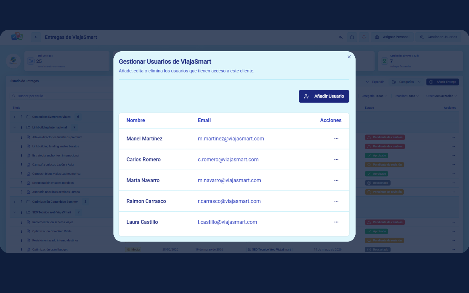 Portal de acceso del cliente