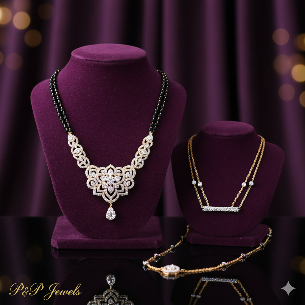 Diamond mangalsutra