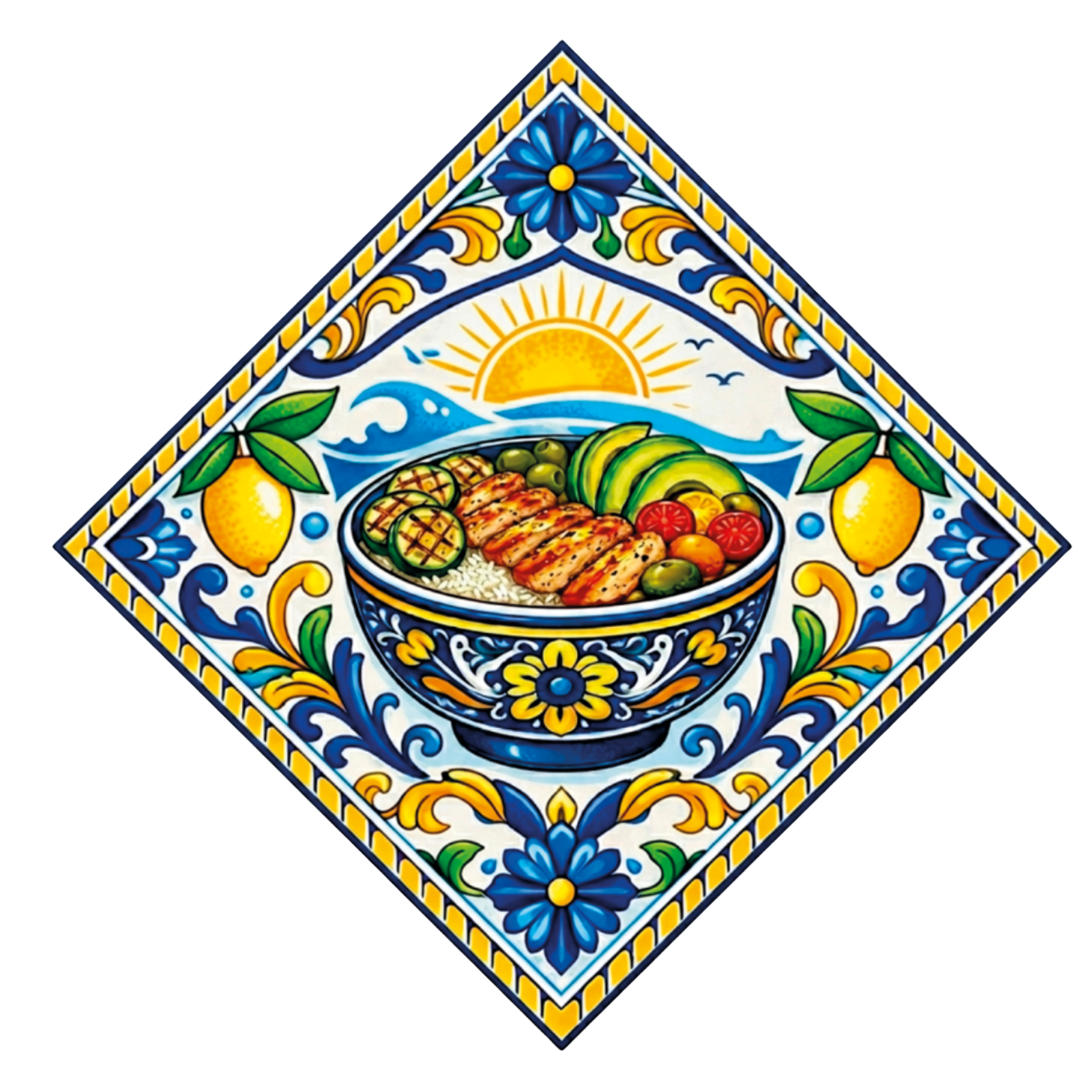 Maiolica Poke Siciliane Logo