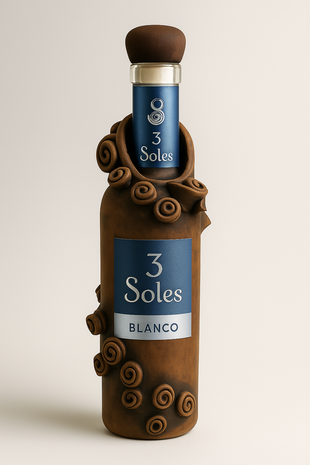 Product shot of Tequila Tres Soles Blanco.
