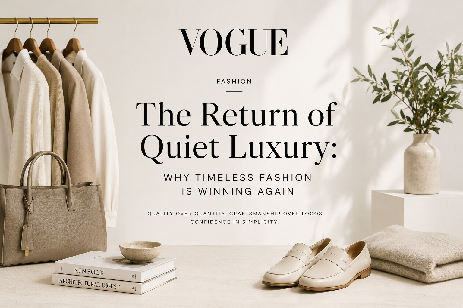 The Return of Quiet Luxury: Why Timeless Fashion Is Winning Again