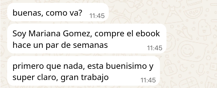 Testimonial de ganancias 1