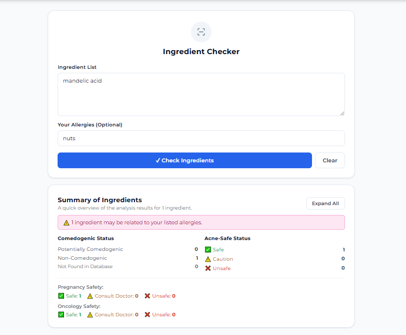 Skincare Ingredient Checker photo 2