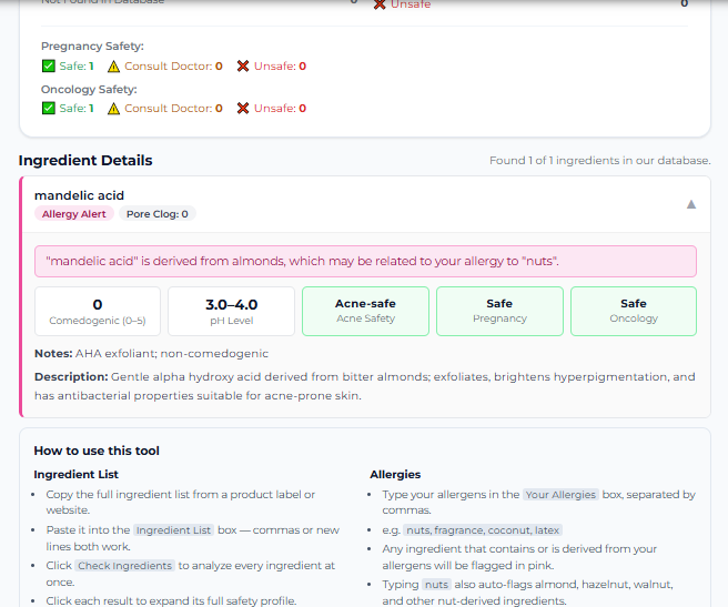 Skincare Ingredient Checker photo 3