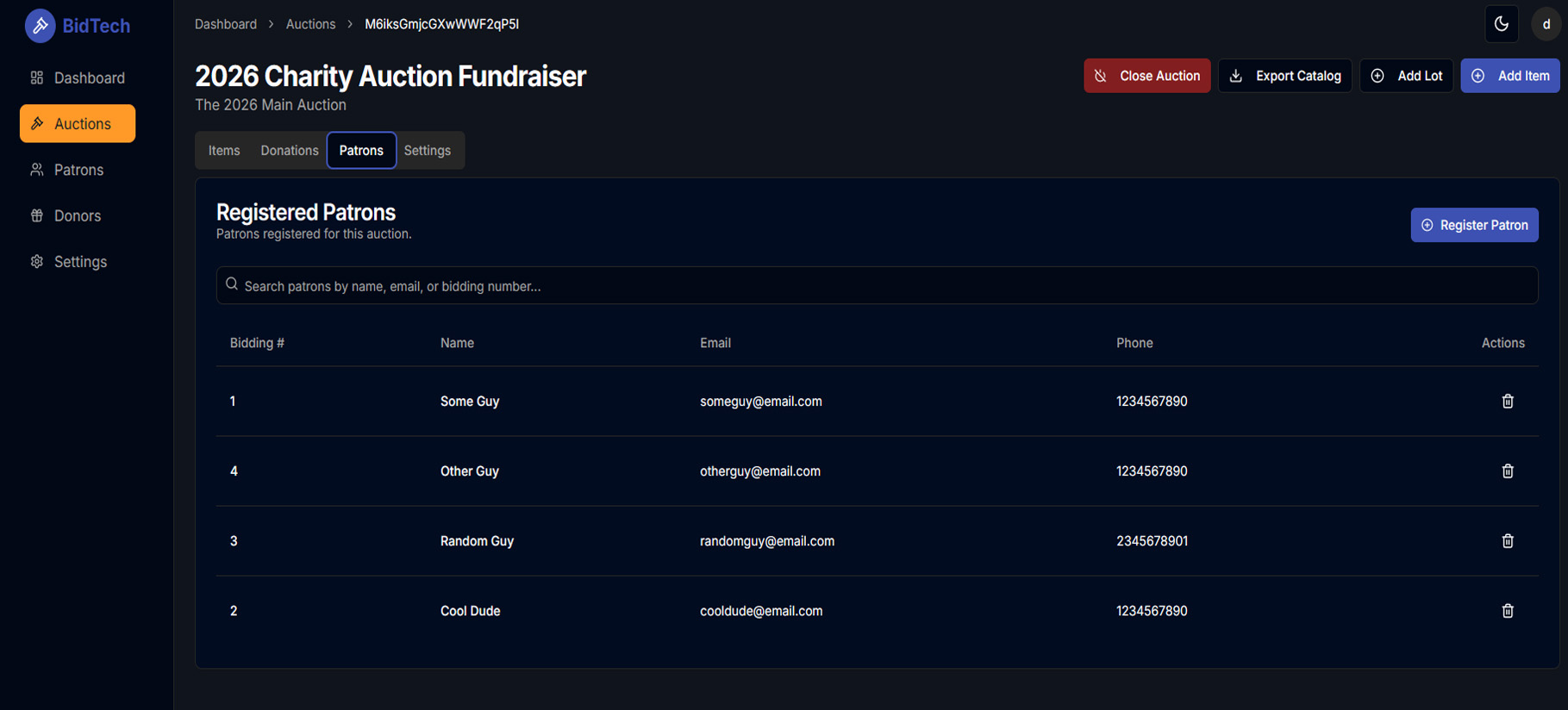 Feature Screenshot 1