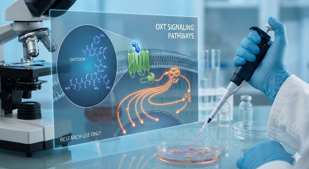 Oxytocin signaling in sexual arousal