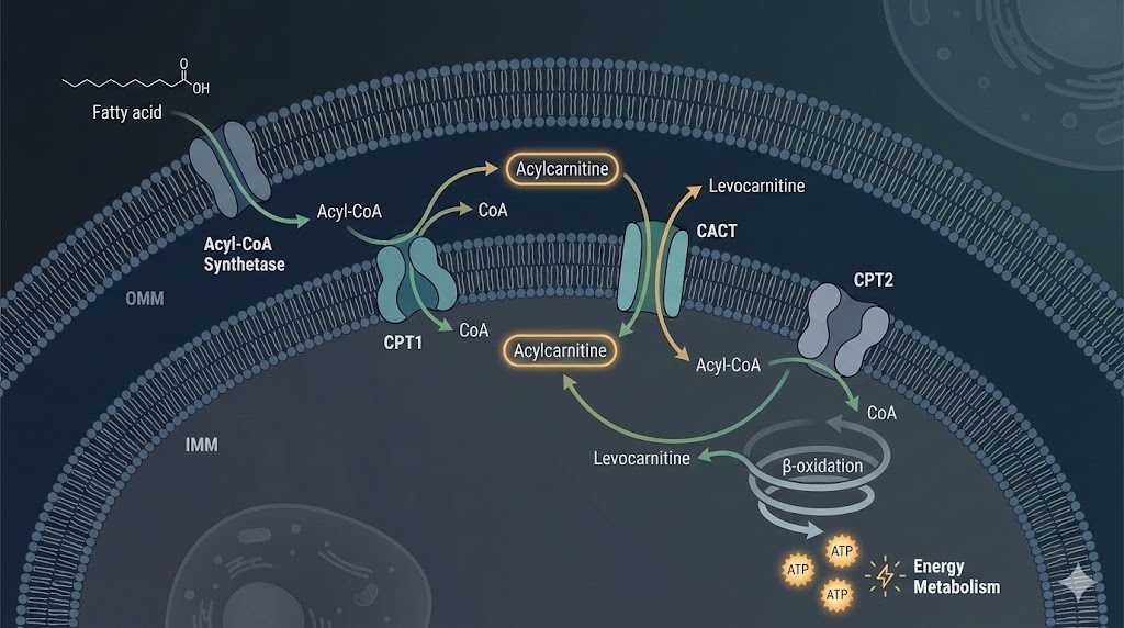 The Role of Levocarnitine in Mitochondrial Fatty Acid Transport Mechanisms