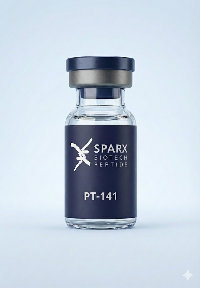 PT-141 peptide vial for sexual health research