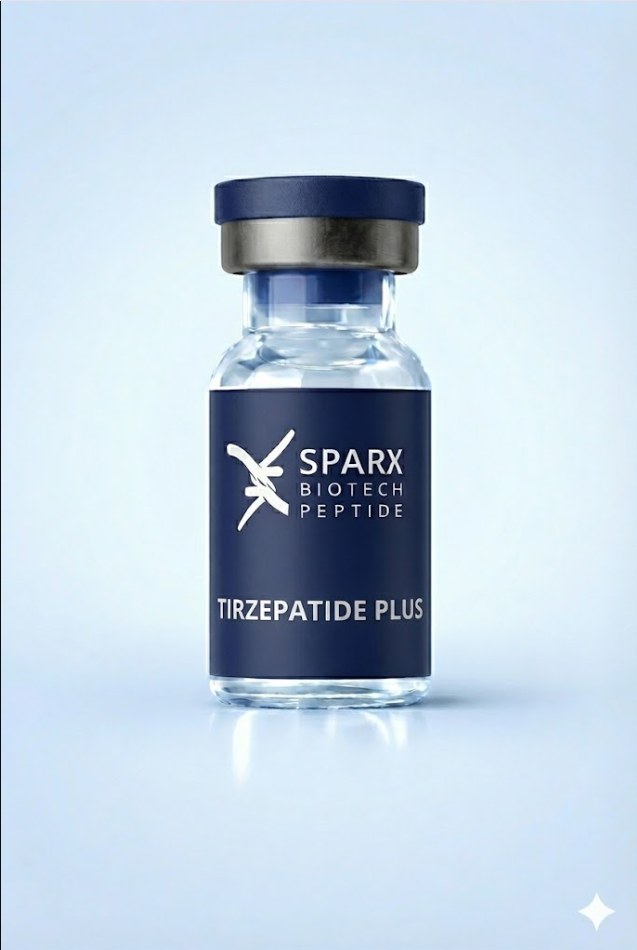 Tirzepatide Plus peptide vial for metabolic research