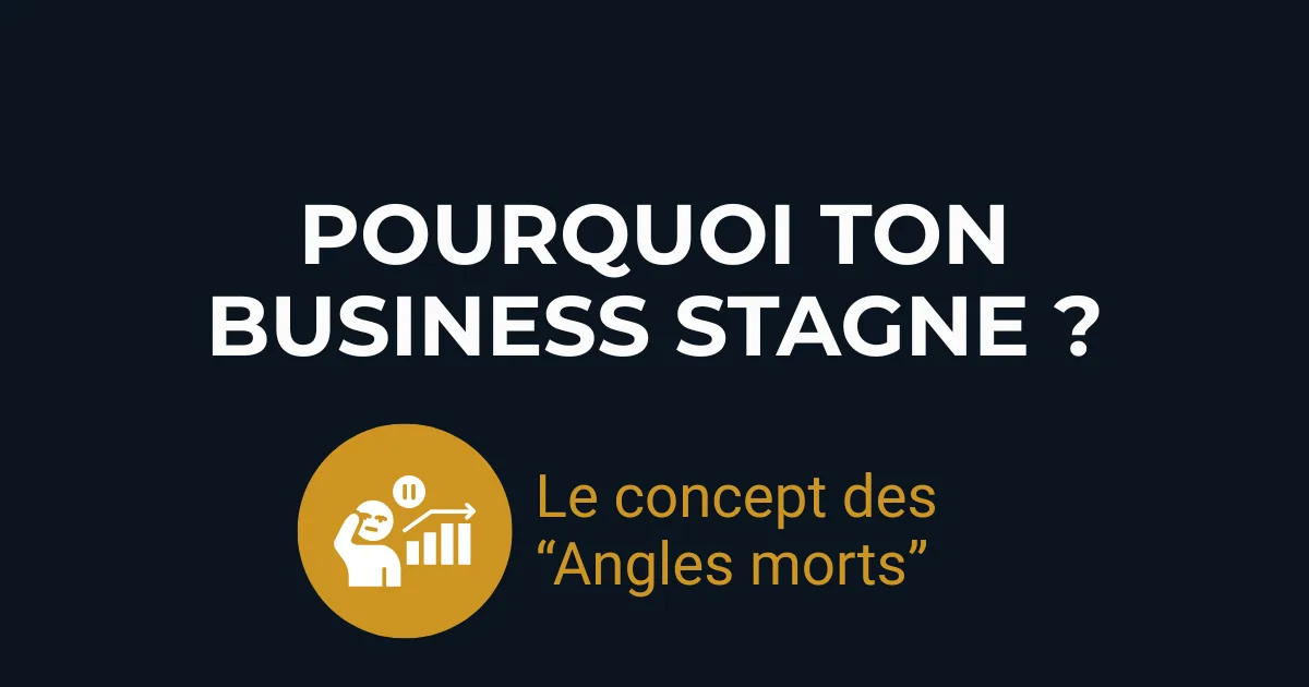 Entrepreneur face à un business qui stagne et ses angles morts