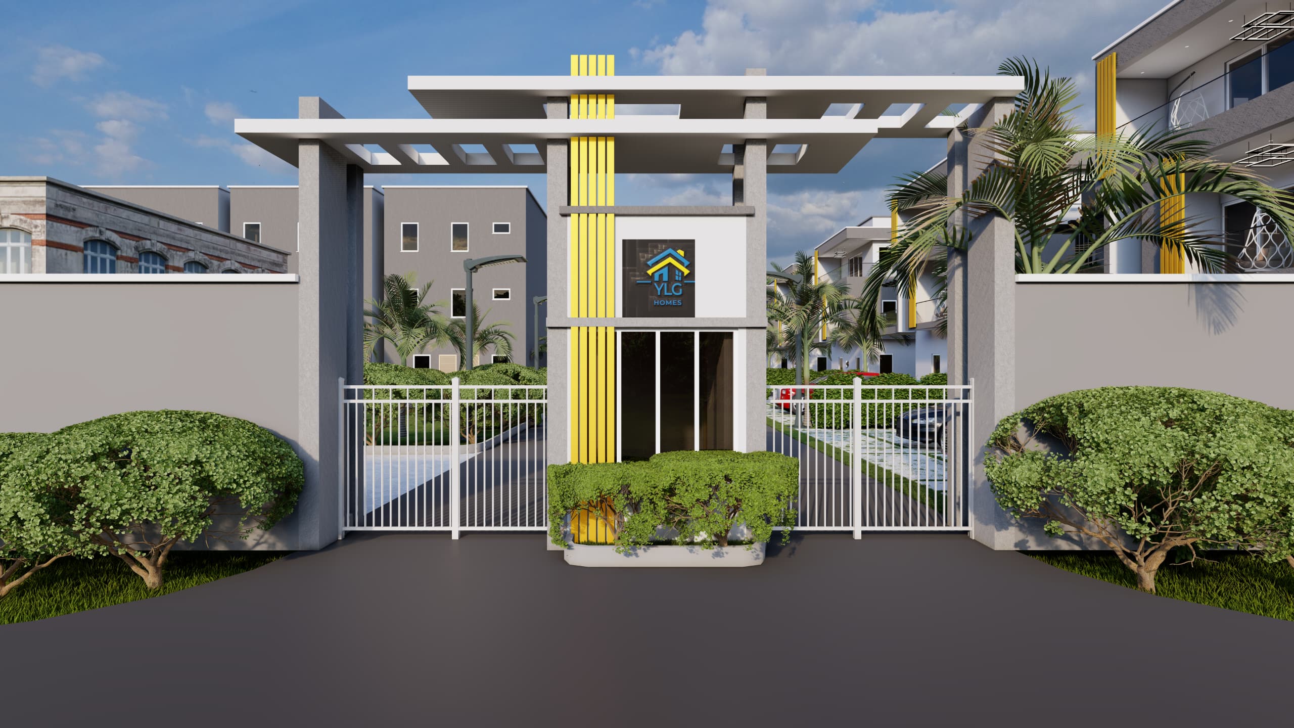 Living area of a luxury apartment in VI.